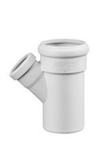 Derivación / Transición a HT Safe 45° PP Ostendorf/Crearplast-Skolan Safe, DN/OD 90 - 50 mm